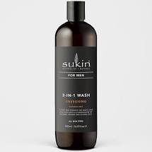 SUKIN Men 3in1 Wash Energising 500ml